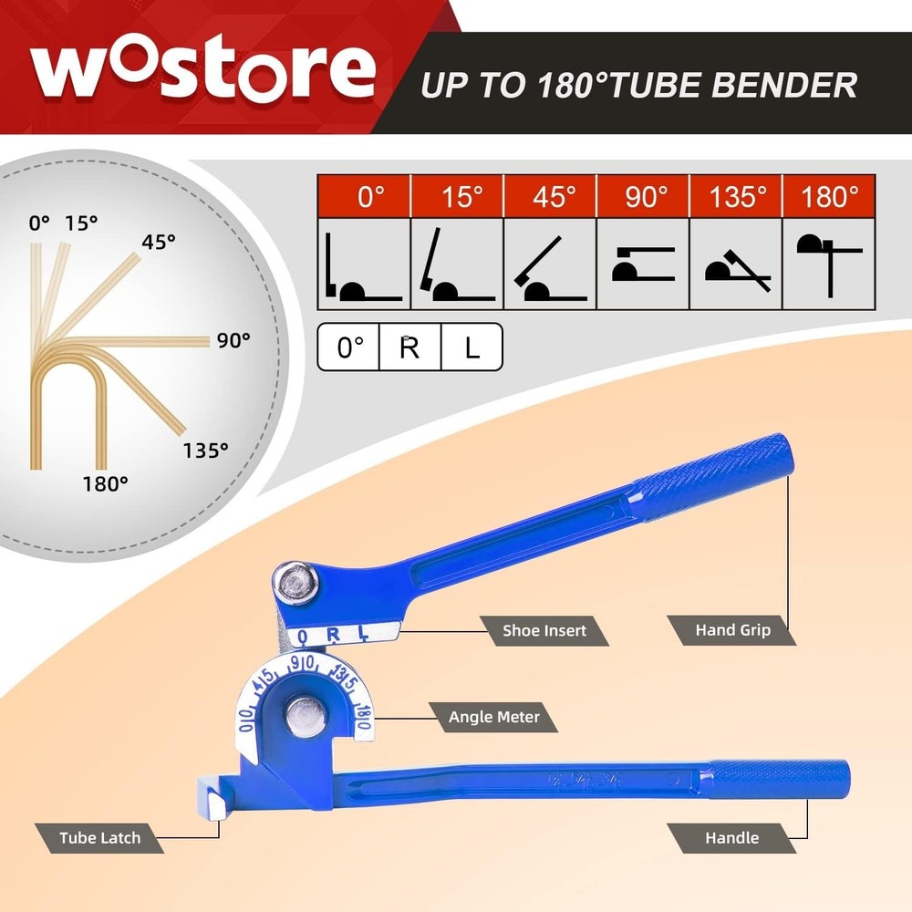 Professional 3-in-1 Tubing Bender - Adjustable & User-Friendly for DIY Projects