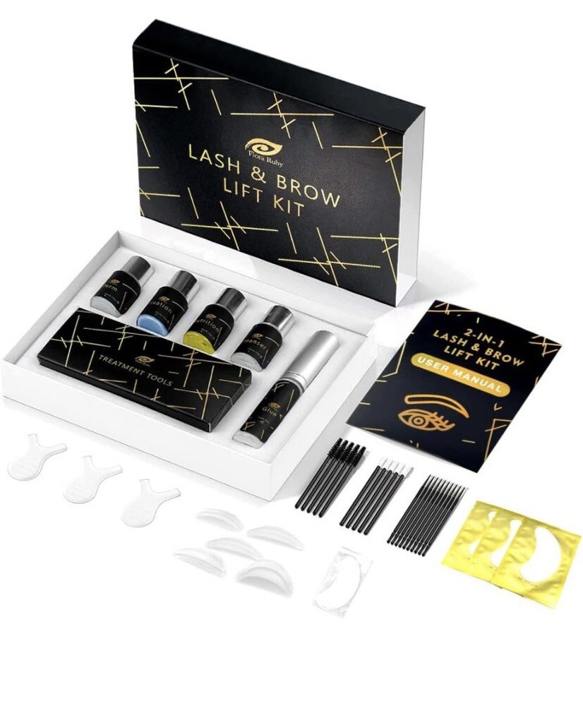 Brow Lamination Kit  & Lash Lift Kit. 2 In 1 Professional.