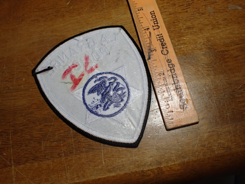 LAGRANGE ILLINOIS EARLY OBSOLETE VEST PATCH BX 25 #21