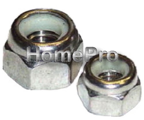 7/16-14 STAINLESS STEEL NYLON INSERT LOCK NUTS 3 pcs  COARSE THREAD