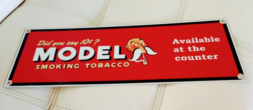 Model Cigar Cigars Tobacco sign