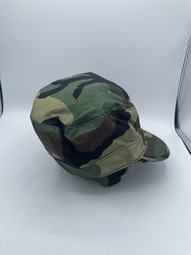 Vintage US Military Cap Camouflage Pattern Class 1 Size 7-3/4