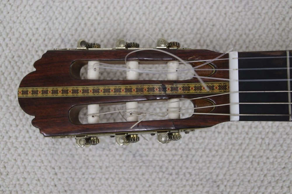 Unknown Maker 202P Classical Guitar MIJ Vintage Natural Nylon String