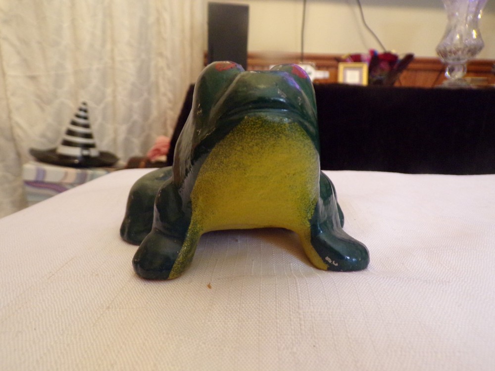 VTG Cast Iron Frog Door Stopper