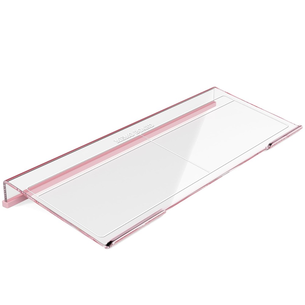 Ergonomic Computer Keyboard Stand - 17 Inch Clear Acrylic Keyboard Riser for ...