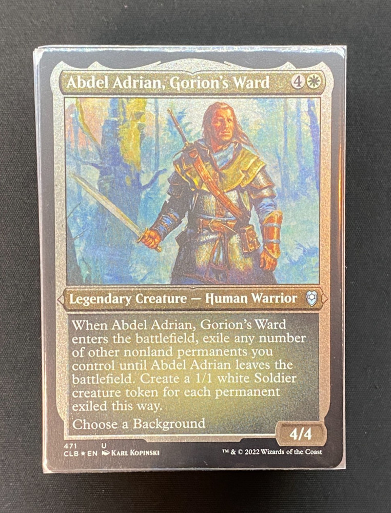 MTG Commander Legends Battle for Baldur's Gate – Etched Foil Complete Set