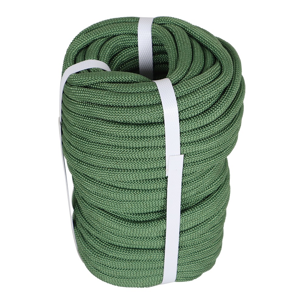 LABLT 3/8" × 100' 3520Lbs Armygreen Strong Pulling Rope Braided Polyester Rope