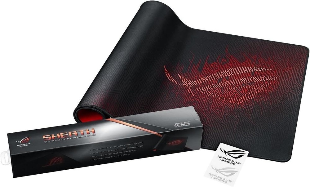 ROG Sheath Gaming Mouse Pad – 35.4” x 17.3" Extra-Large Surface Pixel-Precise