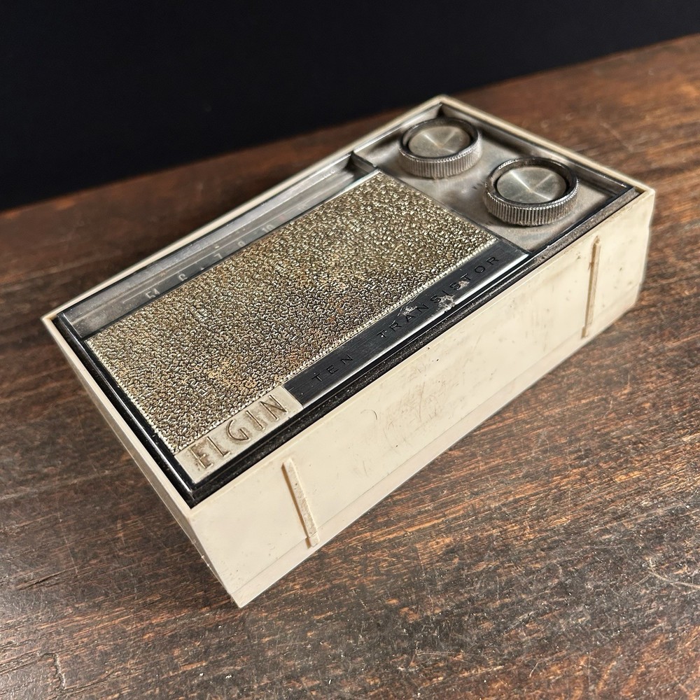 Vintage Elgin Ten Transistor Radio Working