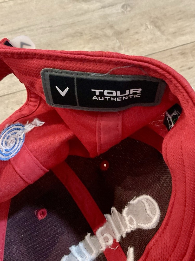 Callaway Chrome Soft Hat Rogue Odyssey Red Adjustable Performance Golf Cap