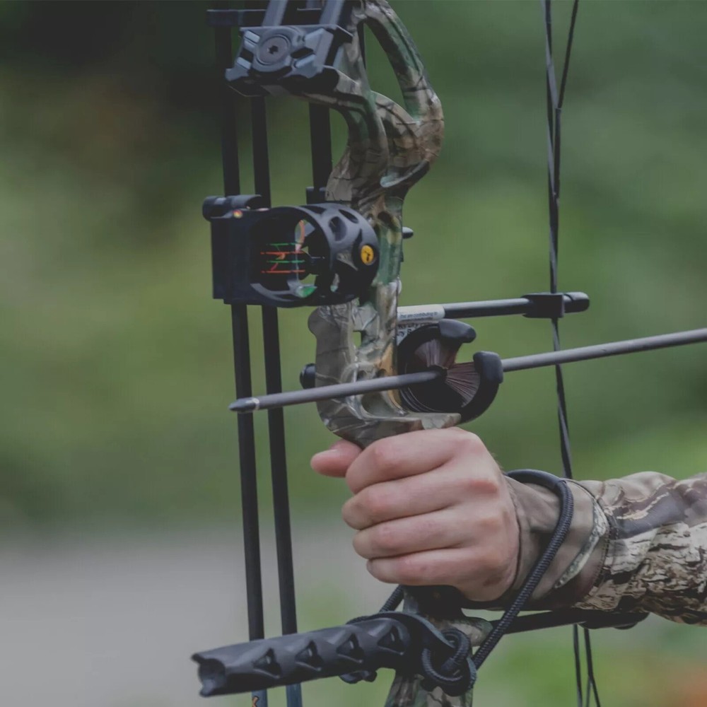 Archery Brush Arrow Rest Compound Recurve Bow Target Holder Adjustable