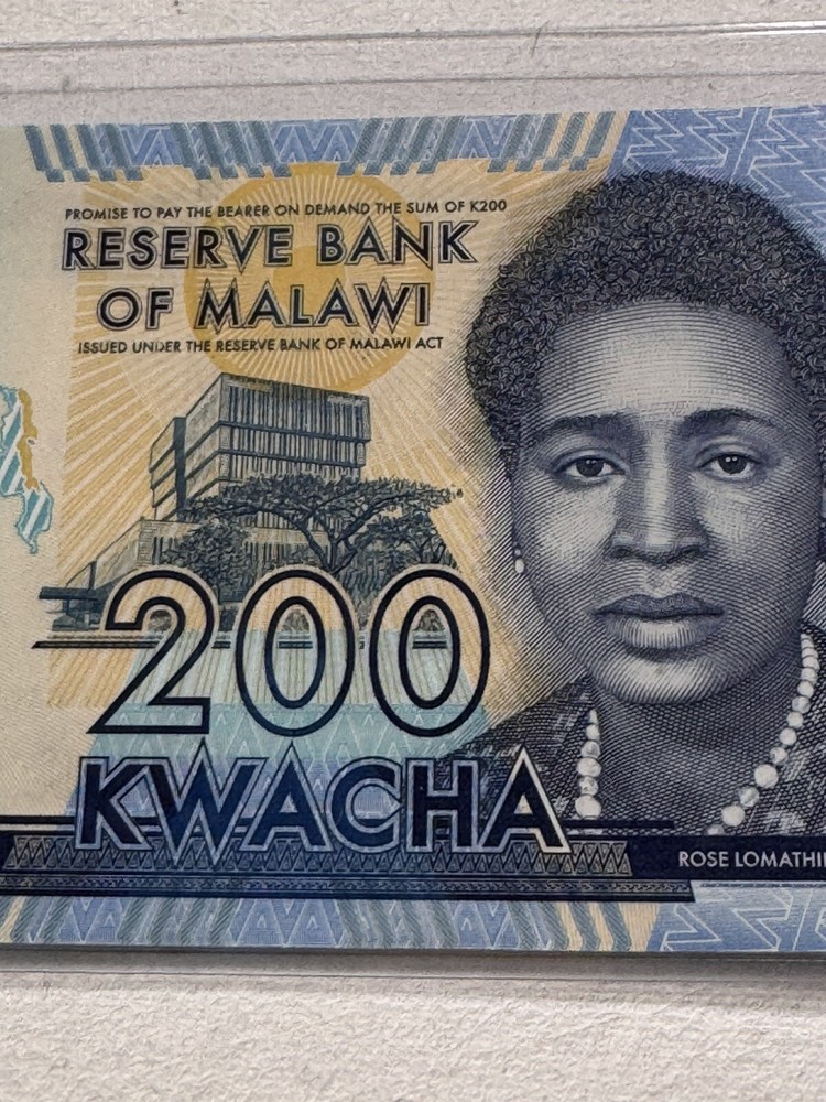 2016 Malawi 200 Kwacha P# 65a