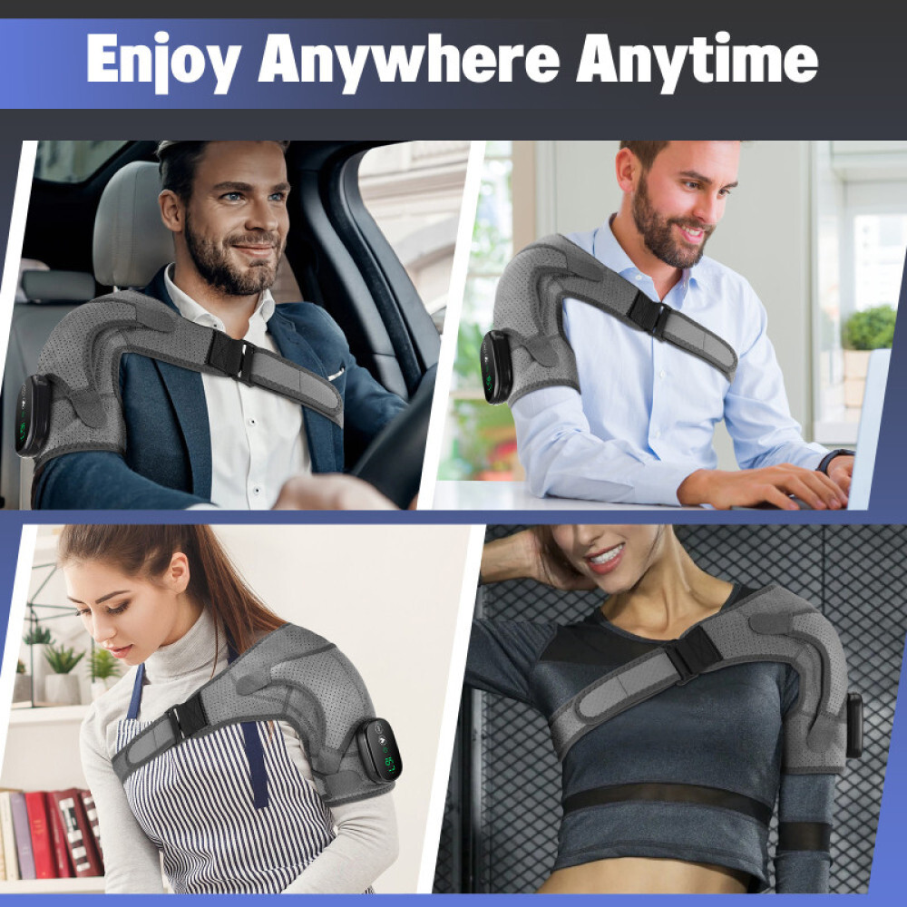 Electric Shoulder Heating Pad Cordless Heated Shoulder Wrap Shoulder Massager