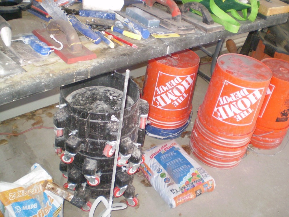 Rubi DT10 wet tile saw and everything else