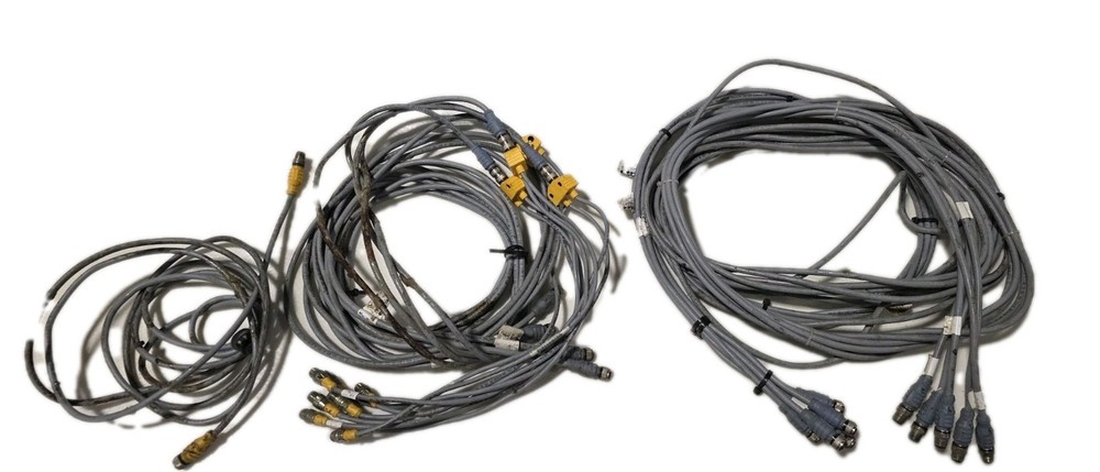 VALCO MELTON CORD SET MCP VERTICAL GLUE MACHINE CONTROLLER CABLE  LOT