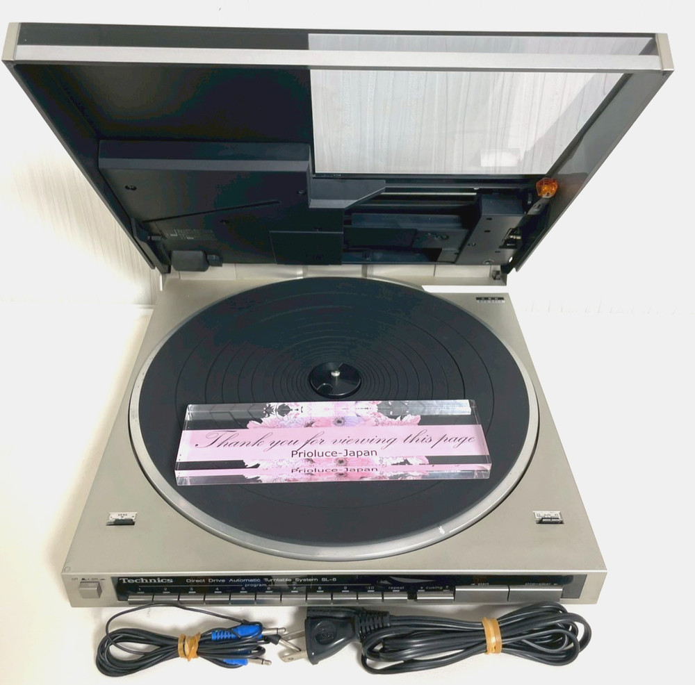 Technics SL-6 Linear Tracking Direct Drive Turntable Tested Works