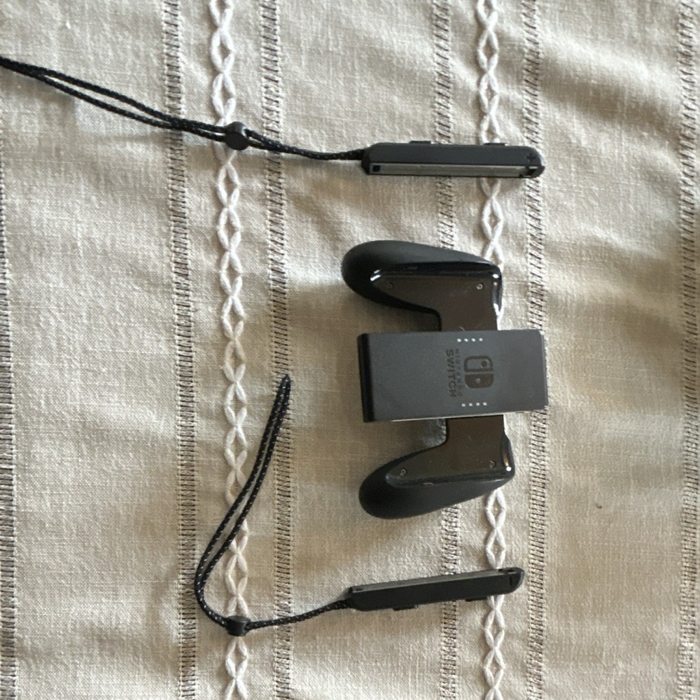 Nintendo Switch Console Pink Joy-Con Controllers Dock Grip Power Adapter Bundle