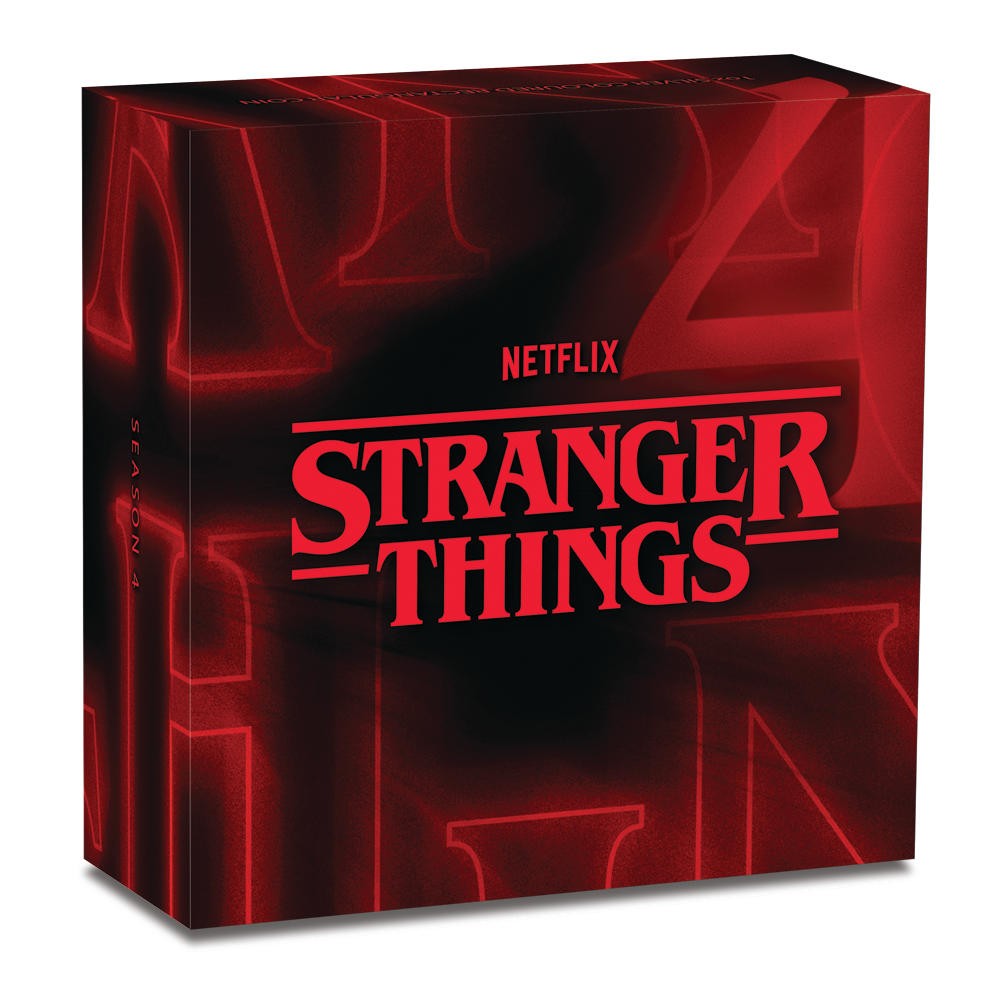 2026 1 oz Colorized Tuvalu Silver Stranger Things Season 4 Rectangular (Box CoA)
