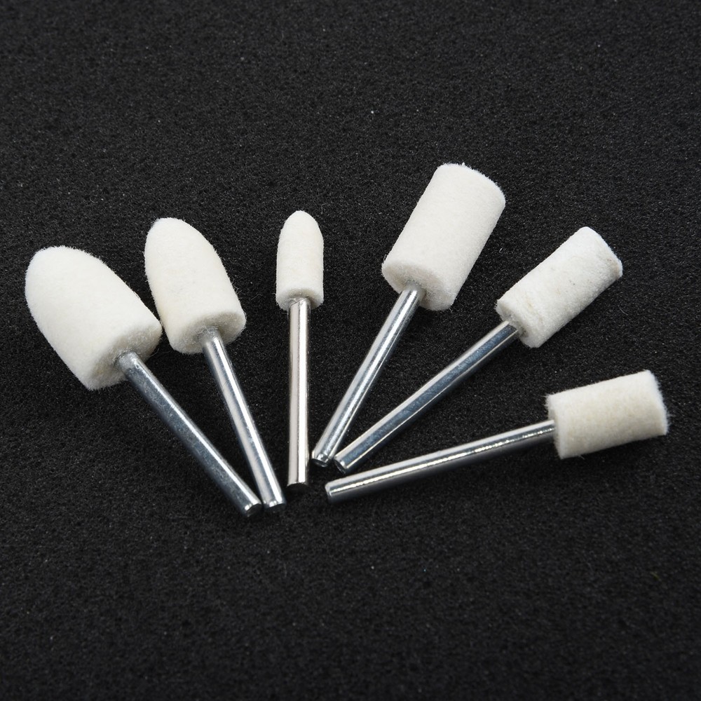25Pcs Felt Polishing Buffing Buffer Pad Set Accessories For Rotary Tools
