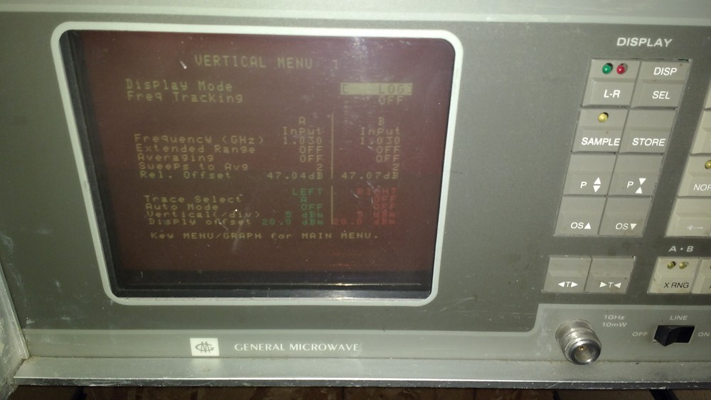 General Microwave Corp Automatic Peak Power Meter 490R OPT1