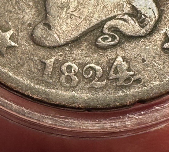 1824/2 Coronet Large Cent Overdate
