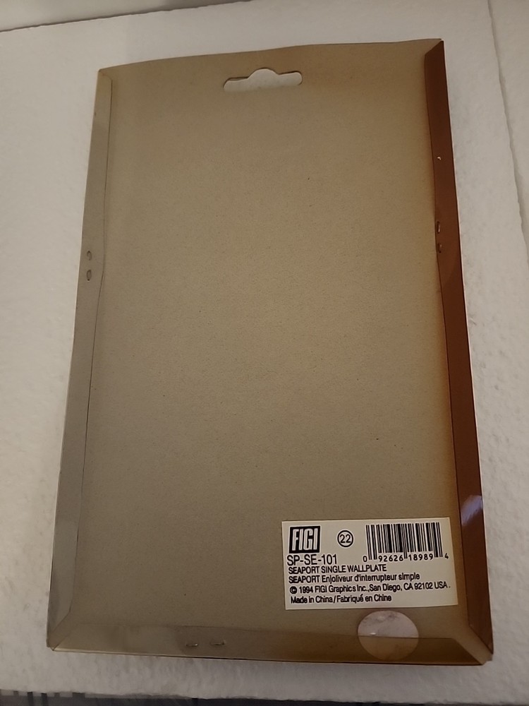 Wallplate 1994 Dimensional Style Hand Painted Lighthouse Single Switch Plate