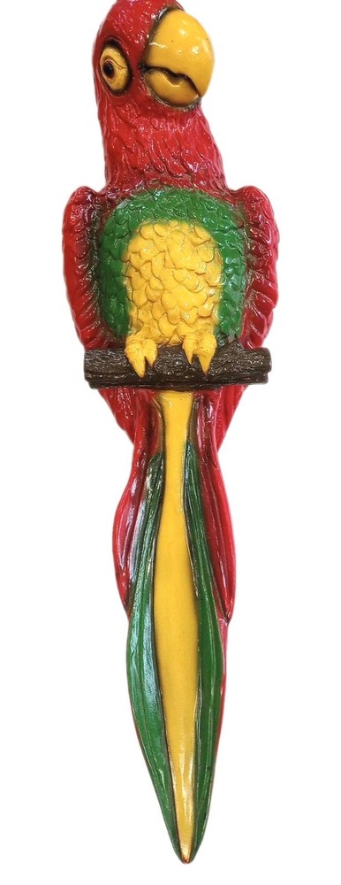 Vintage 26" Universal Statuary Hanging Macaw Parrot Statue