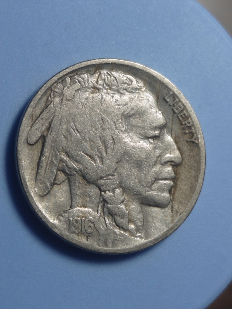 1916 P Buffalo Nickel #1254