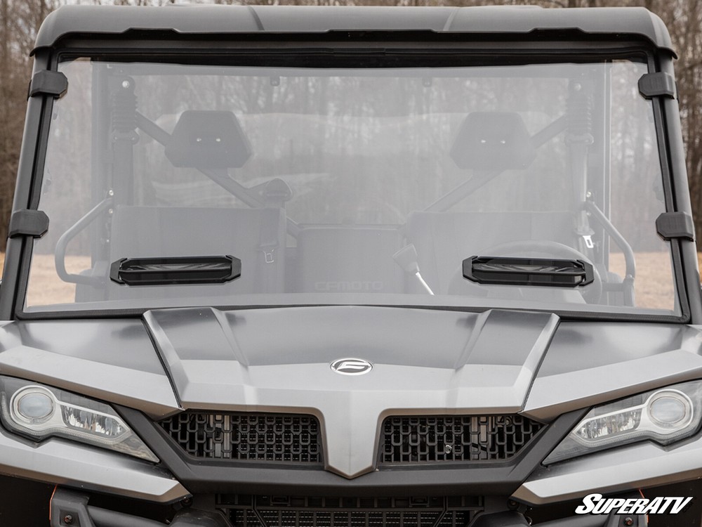 SuperATV Scratch Resistant Vented Full Windshield for CFMOTO UForce 1000