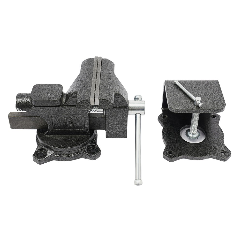 4.5" Bench Vise, Table Vise For Workbench, Multi-Purpose Heavy Duty Bench Vise