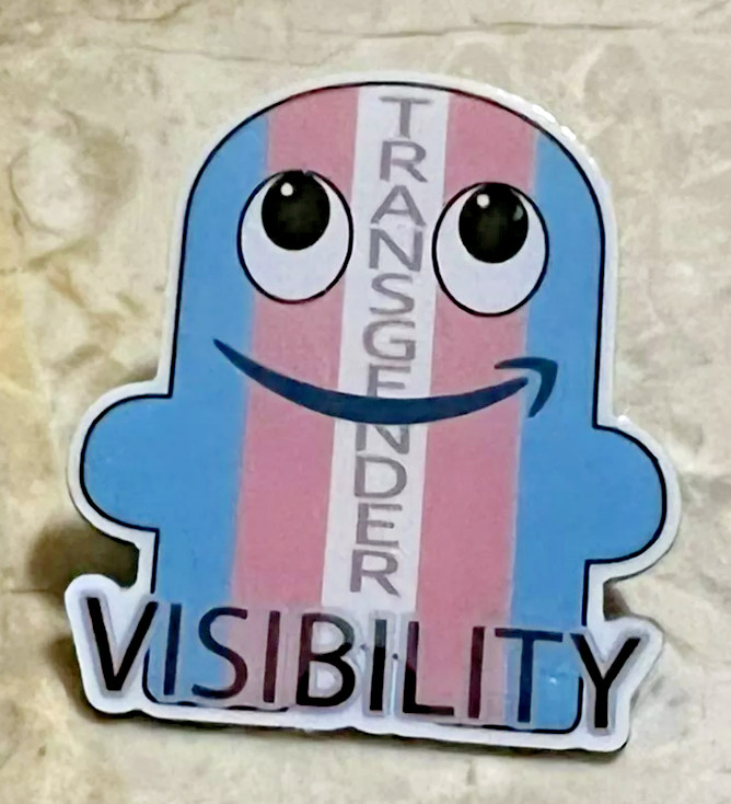 PRIDE Transgender visibility GLAMAZON - Amazon Peccy Pin