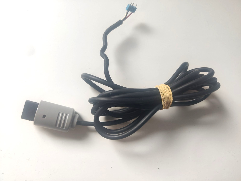 Official N64 Controller Cable Cord Replacement - OEM Gray Version