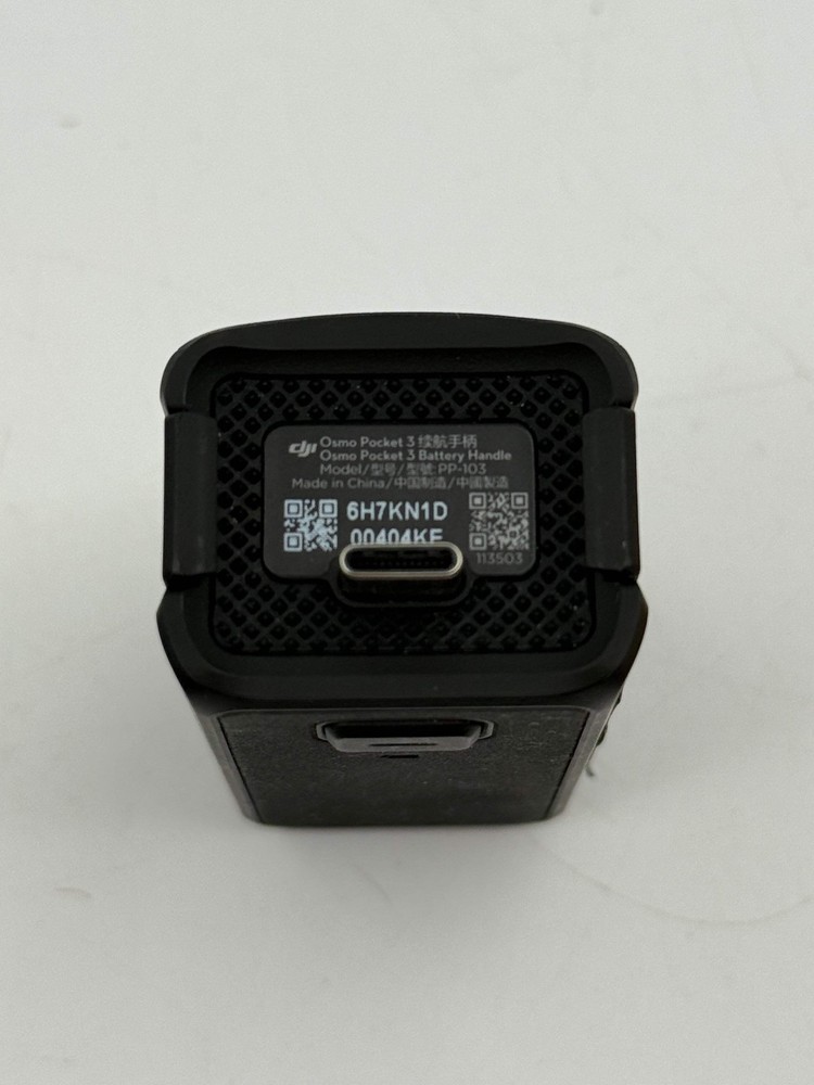 DJI Osmo Pocket 3 Battery Handle Black Tested Working - Used A