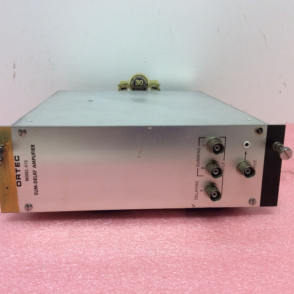 ORTEC EG&G NIM computer module model # 415 SUM-DELAY AMPLIFIER Bin Module