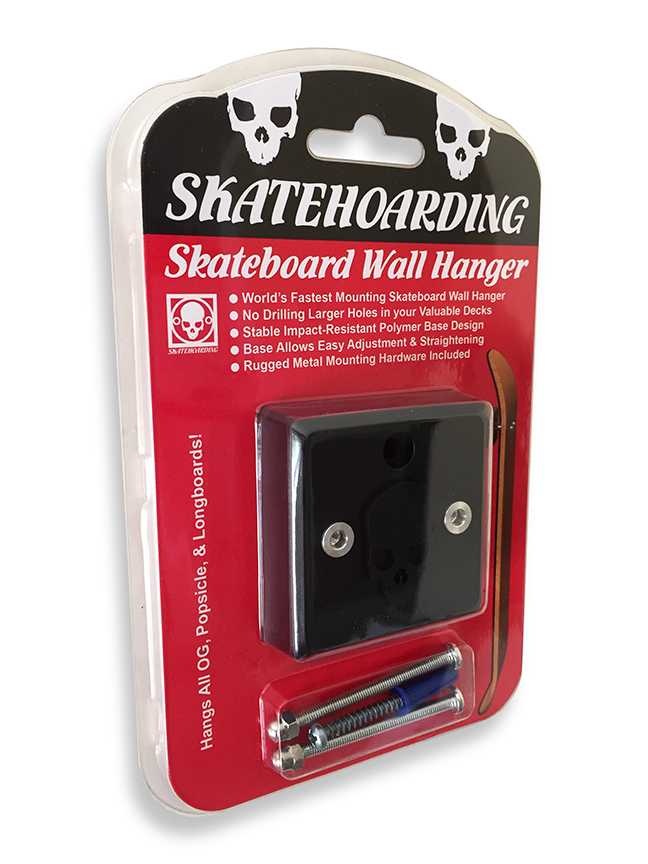 SkateHoarding Skateboard Wall Mount Hanger Display Decks & Completes Powell