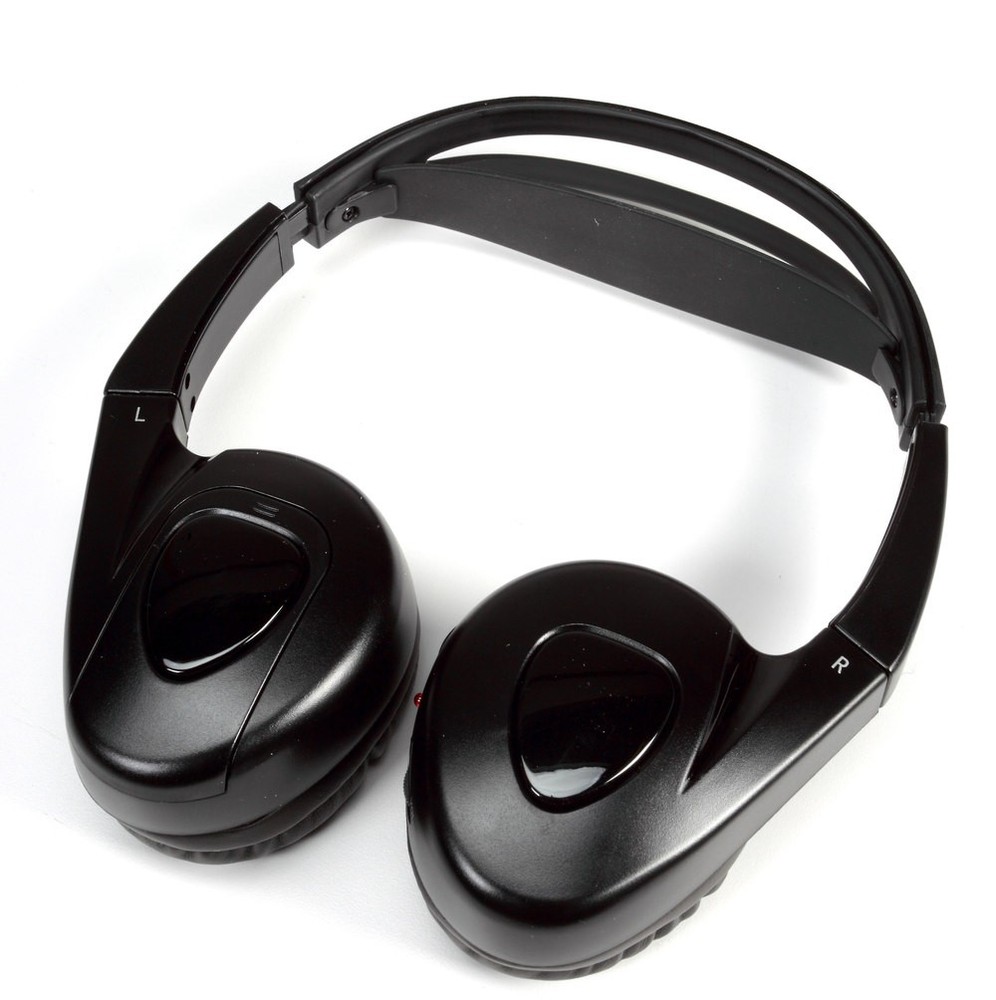Audiovox MTGHP1CA SINGLE Channel Fold-Flat Headphone in Clamshell Packaging