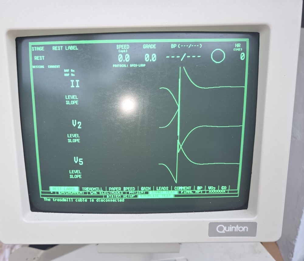 Quinton Q4500 Stress Test Machine System controller~ NO TREADMILL ~ WORKD GREAT