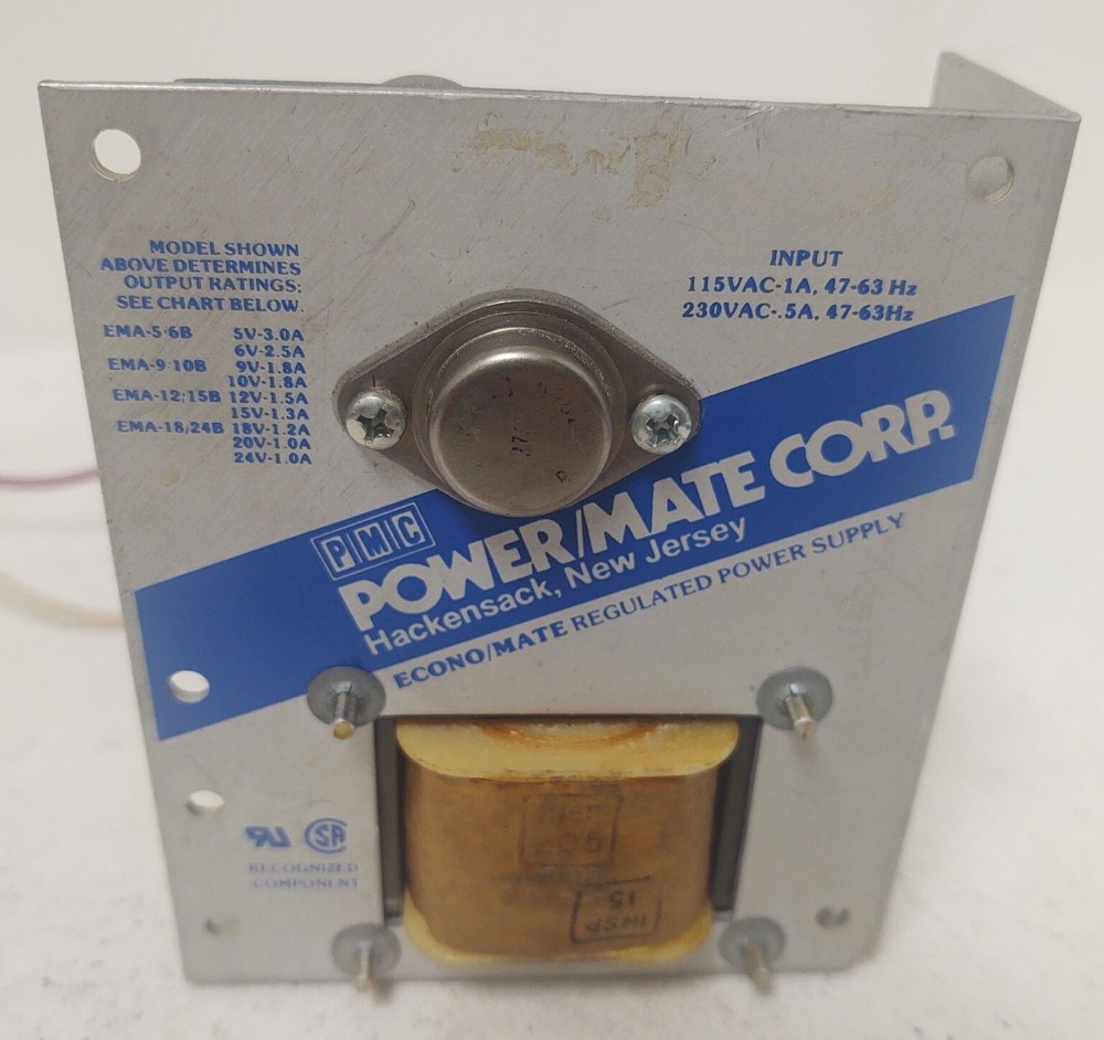 🔥 TESTED POWERMATE EMA5/6B POWER SUPPLY 115VAC Input 5VDC Output