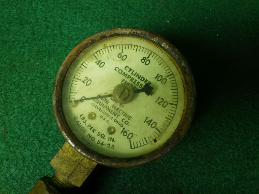 Vintage King Electric compression tester Model 54-23 1940s 50s