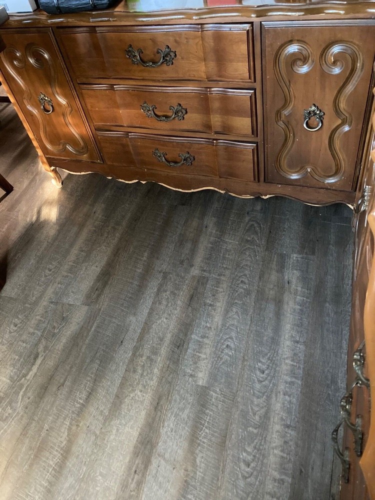 antique wooden bakers table