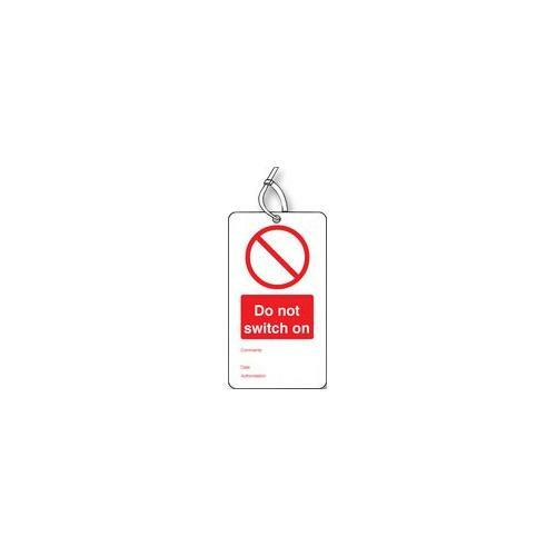 RT09592 TAG DO NOT TURN ON RP 10 PACK 53421