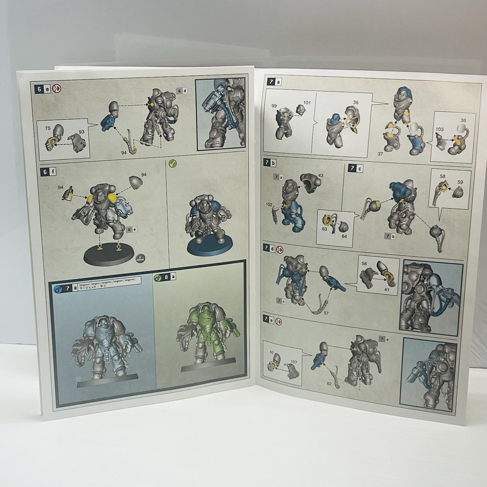Warhammer 40k Space Marines Primaris Aggressors Assembly Guide Instructions