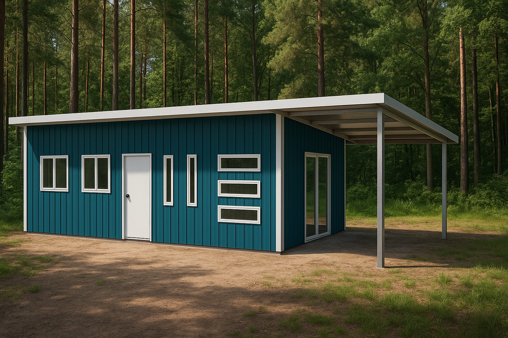 Fire Resistant and Hurricane Resistant backyard Accessory Dwelling Unit ADU