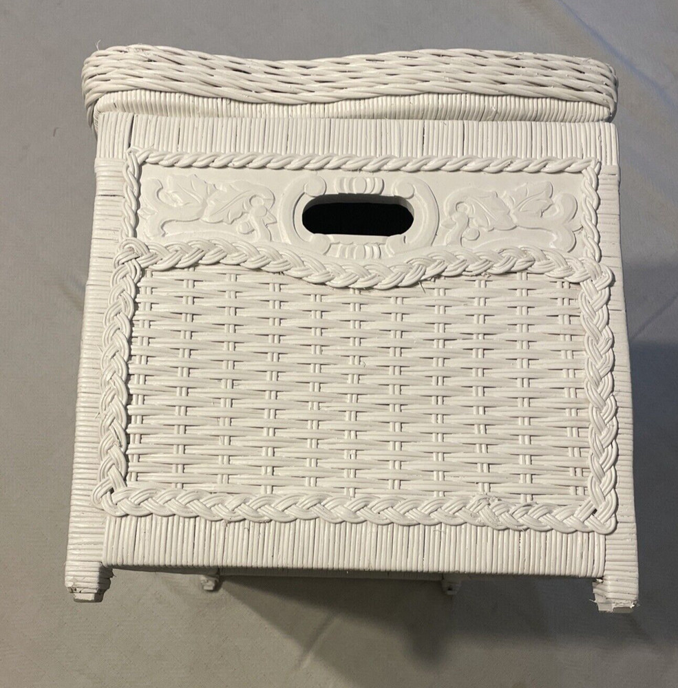 wicker toy chest - Lidded Basket- Storage Trunk