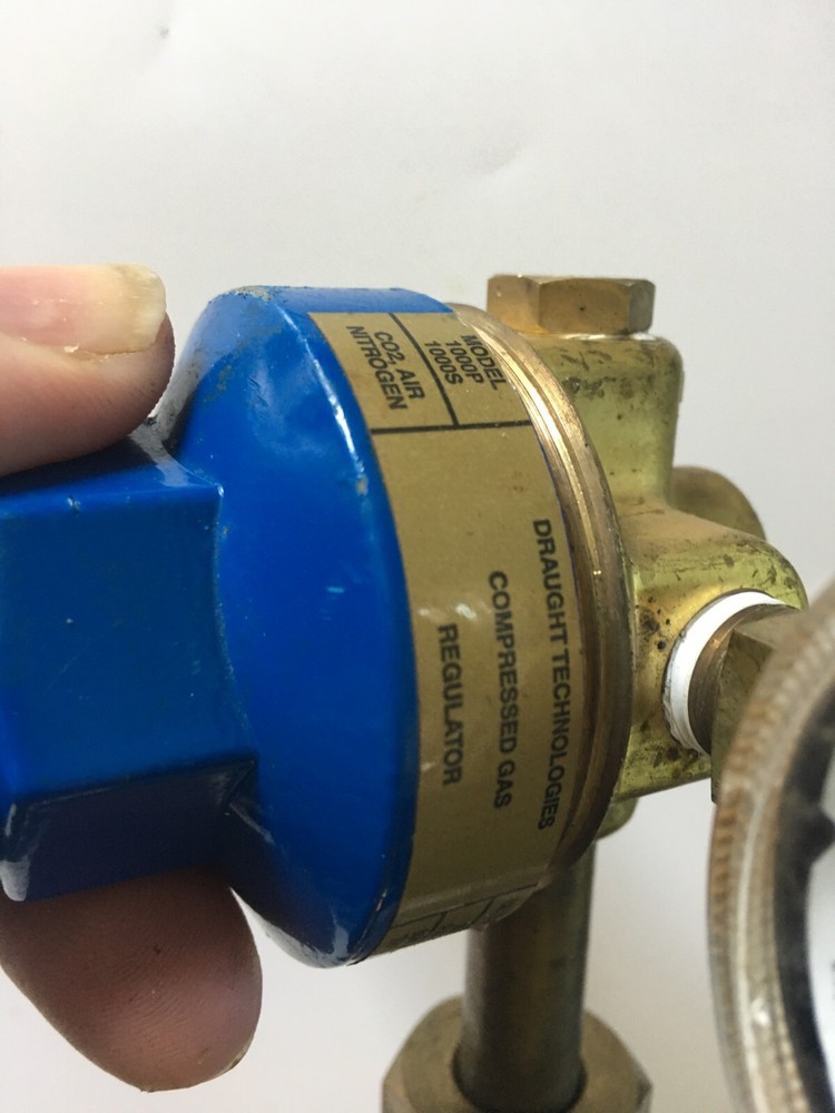 BAD - Draught Technologies Gas Regulator Model 1000P 1000S CO2, Air, Nitrogen