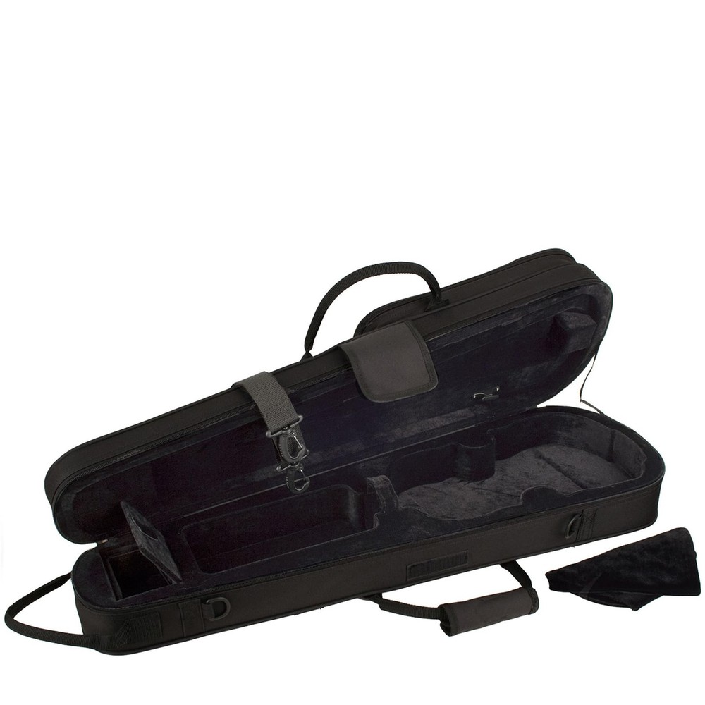 MAX 4/4 Full Size Lightweight Violin Case, Black, Model MX044