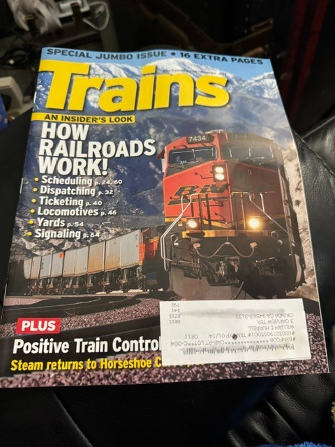 Trains Magazine November 2012 How Railroads Work!