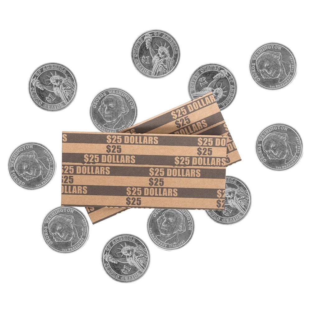 Dollar Coin Wrappers Dollars Only Flat Dollar Rolls 110PCS