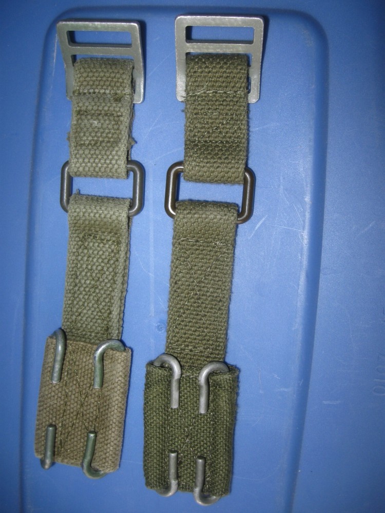 British Military Issue 58 Pattern Webbing Belt Yoke Attachment Point Buckles