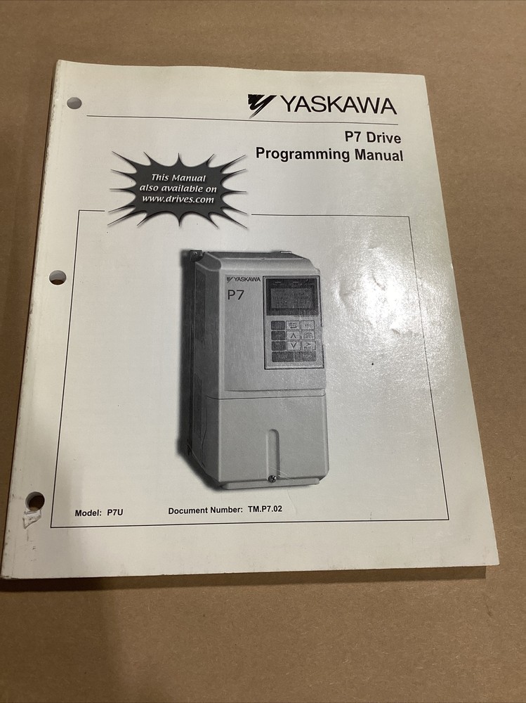 Yaskawa P7 Drive User Manual #601I100